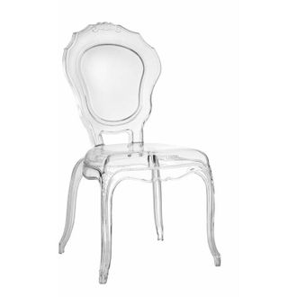 OEM Silla Transparente Reina Insp. Louis Ghost