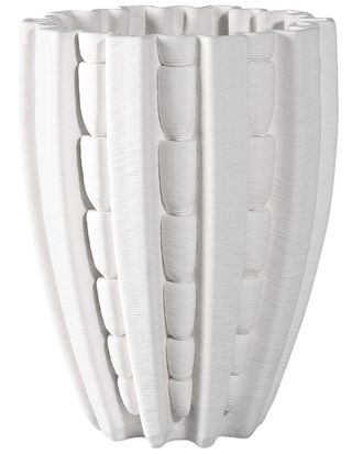 Currey & Company Handmade Fluted Medium Vase