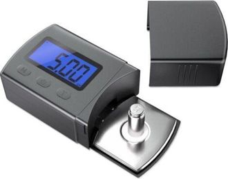 OEM Medidor Digital De Alta Precisi&oacute;n De 0,01 G / 5,00 G Para La Fuerza De La Aguja Del Mini Tocadiscos, Con Retroiluminaci&oacute;n Lcd Azul, Para C&aacute;psulas Fono