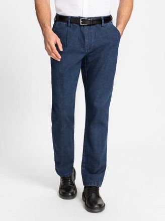 Marco Donati Bequeme Jeans MARCO DONATI, Herren, Gr. 24, Unterbauchgr&ouml;ssen, blau (jeansblau), 86% Baumwolle, 13% Polyester, 1% Elasthan, unifarben, lang, Jeans Beq