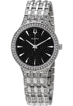 Bulova Womens 96L273 Ladies Phantom Watch - Silver - One Size