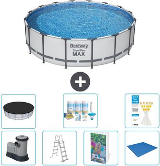 Bestway Piscina Bestway Steel Pro Max Redonda - 488x122 Cm - 8-piezas S599