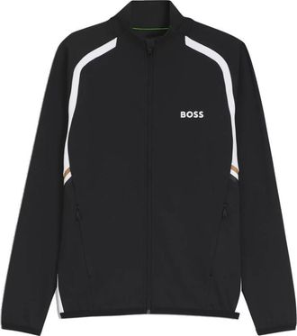 HUGO BOSS Mens Toc Spin Fzactive Zip-Up Sweatshirt, Size Large