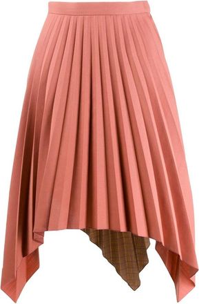 Acne Studios Ilsie Bico Suiting Rok - Dames - Midirokken - Rood - M - Rokken