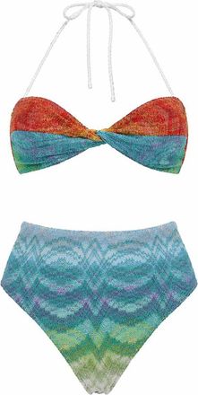 Missoni Bikini Swimsuit With Chevron Pattern