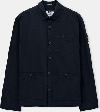 Weekend Offender Mens Weekend Offender Hynde Baker Overshirt in Navy