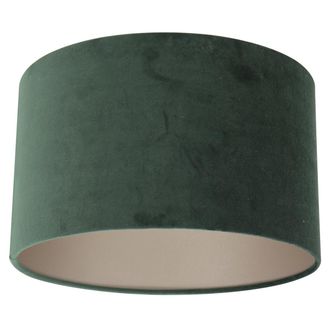 Steinhauer Pantalla De L&aacute;mpara - Shade - Verde - Velours Tejido - Steinhauer