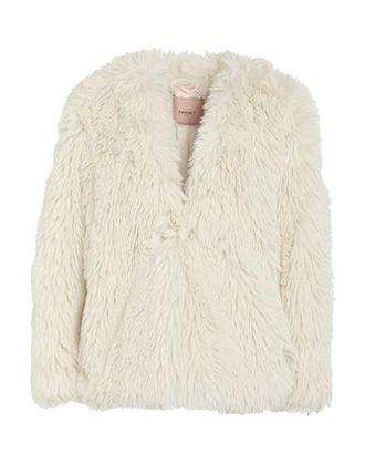 Twin-Set COATS & JACKETS - Shearling & Teddy on YOOX.COM