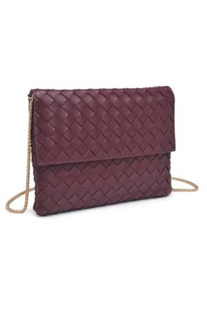Urban Expression Womens Ivy Woven Clutch In Wine