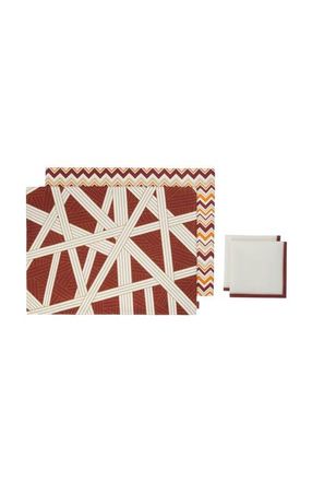Missoni Home Set Of Two Nastri And Icon Placemats + Two Napkins in Multicoloured at Nordstrom