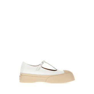 Marni Flats, female, White, Size: 6 US Pablo Mary Jane Sneaker