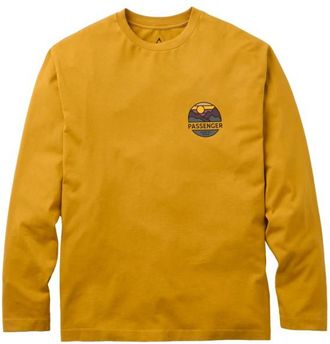 Passenger Laidback Relaxed Fit L/S T-Shirt Longsleeve f&uuml;r Herren | gelb
