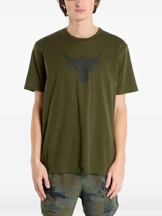 Under Armour brahma bull project rock t-shirt - men - Cotton/Polyester - M - Green