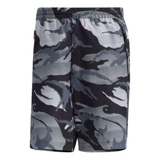 adidas Ub Sht Wv Camo Sports Stylish Camouflage Shorts Gray White GP0834