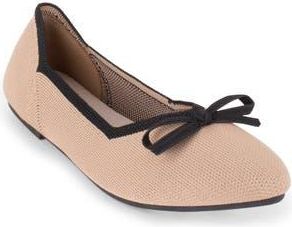 Elie Tahari Tortuga Ballet Flat in Camel/Black at Nordstrom Rack, Size 8.5