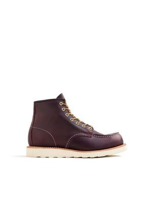 Red Wing Shoes Classic Moc Excalibur Leather Boot in Black Cherry Excalibur at Nordstrom, Size 7.5