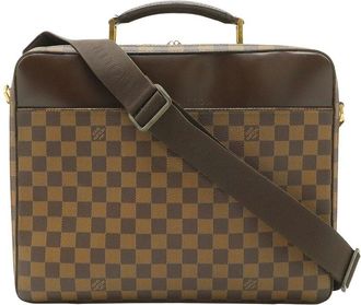 Louis Vuitton Brown Damier Business Bag (Authentic Pre-Loved)