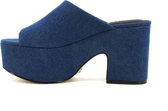 Guess High Heel Sandalen - Dames - Muiltjes - Blauw - 40 EU - Schoenen