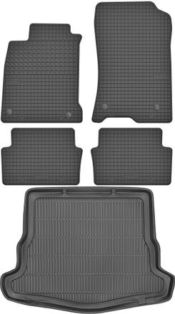 OEM Juego De Alfombrillas De Goma Para Coche Y Maletero Para Renault Laguna Iii Hatchback/liftback (2007-2015)