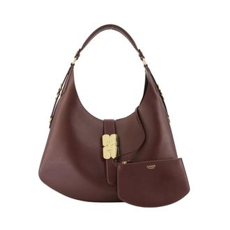 Ganni Kat Large Shoulder Bag - female - Ganni - Shoulder Bags - Brown - ONE SIZE - Bags