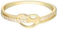 Adornia 14K Gold Plated Cubic Zirconia Knotted Band Ring at Nordstrom Rack, Size 7