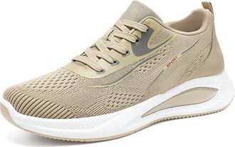 Generic 2026 Running Shoes Wide Toe for Men Arch Support Walking Tennis Fashion Sneaker Width Orthotic Shoe Plantar Fasciitis Size 8-13 (Khaki, 5.5)