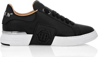 Philipp Plein Phantom Kick$ Lo-top Sneakers - Heren - Sneakers - Zwart - 43 EU - Leer - Schoenen