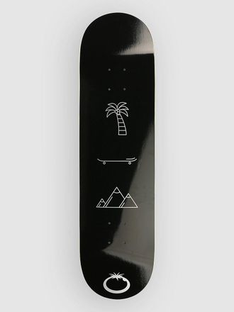 Blue Tomato All You Need Is Silver 8.25 Skateboard Deck zwart