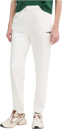 Lacoste Felpe taglio dritto - - Trousers - Donna - Bianco - XS