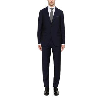 Boglioli Single Breasted Suits, male, Blue, Size: 2XL K-Jacket Suit