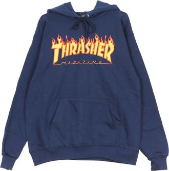 Thrasher Flame hoodie - Heren - Hoodies - Blauw - XL - Hoodies & sweatvesten