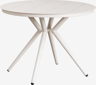 Sklum Sklum - Mesa De Comedor Redonda En Aluminio Valerie