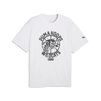 Puma T-shirt da basket TEAM ROAR da uomo, Accessori, Bianco, 3XL