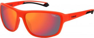 Polaroid Womens PLD-7049-S-0Z3G2BG PLD 7049 62 S 0Z3G2BG Sunglasses - Red - One Size
