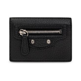 Balenciaga Le City Mini Wallet - Heren - Accessoires - Zwart - Maat: ONE Size Leer