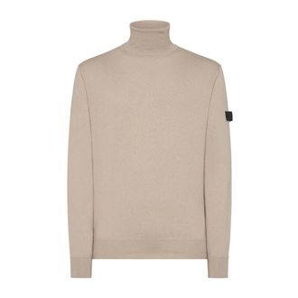 Peuterey Truien & Vesten, Heren, Beige, L, Wol, Turtleneck Truien