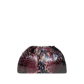 Sista Paris Python Schoudertas in Bourgondi&euml; - Dames - Clutches - Veelkleurig - ONE Size - Katoen - Tassen