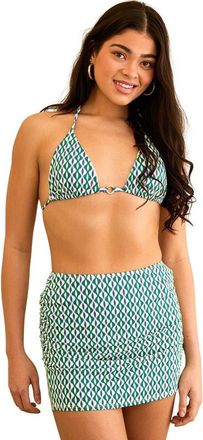 Dippin' Daisy's Swimwear Lucky Swim Mini Length Skirt in Blue Jean at Nordstrom, Size 1 X