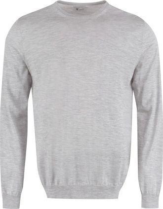 THE (ALPHABET) Heren, Truien, Grijs, Maat: 2XL Zijde