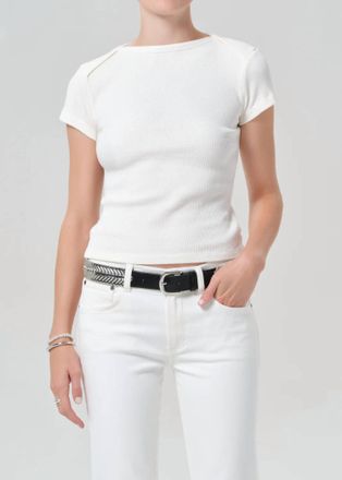 Citizens Of Humanity Baby Waffle Tee In Pashmina