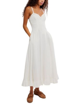 Free People Another Season Midi Dress in Coconut Milk at Nordstrom, Size X-Large