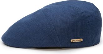 Sterkowski Ivy Five Cap | 100% Linen Flat for Men and Women Summer Caps Mens Fabric Sun Hats Trucker Vintage Breton Ireland UK 7 1/8 Blue