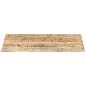 Berkfield Home Table Top Solid Mango Wood 25-27 mm 100x60 cm in Brown