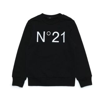 N&deg;21 Kids Sweatshirts, male, Black, 12 Y, Jumper