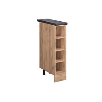 Vicco Estante De Cocina R-line, Roble Dorado, 20 Cm Ap Antracita