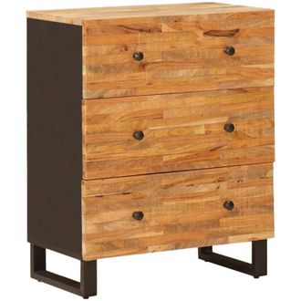 vidaXL Storage Sideboard Brown 60 x 33 x 75 cm Solid Mango Wood vidaXL