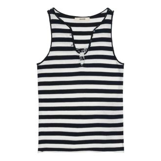 Zadig&Voltaire Dames, Tops, Veelkleurig, Maat: XS Katoen