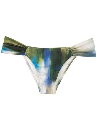 Lenny Niemeyer Slip bikini con stampa astratta - Multicolore
