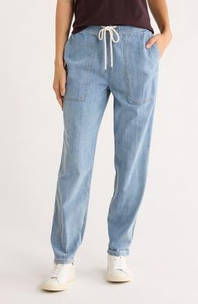 James Perse Cotton Chambray Denim Pants in Light Wash at Nordstrom Rack, Size 2