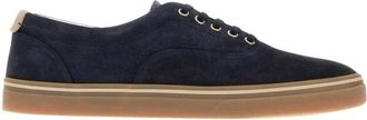 Brunello Cucinelli Su&egrave;de Sneakers - Heren - Sneakers - Blauw - 43 EU - Su&egrave;de - Schoenen
